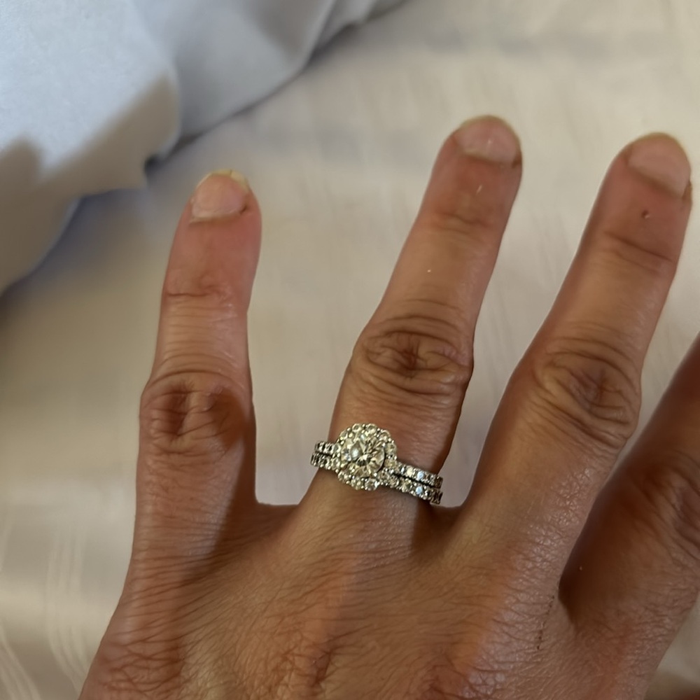 Diamond Band in 14K gold FIRM price. - Picture 11 of 12